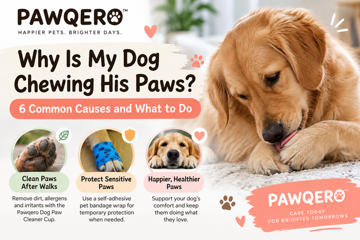 Why Is My Dog Chewing His Paws? 6 Common Causes
