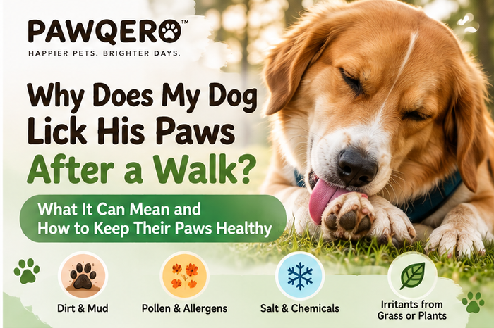 Why Does My Dog Lick His Paws After a Walk? What It Can Mean