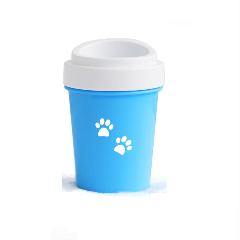 Dog Paw Cleaner Cup with Soft Silicone Bristles