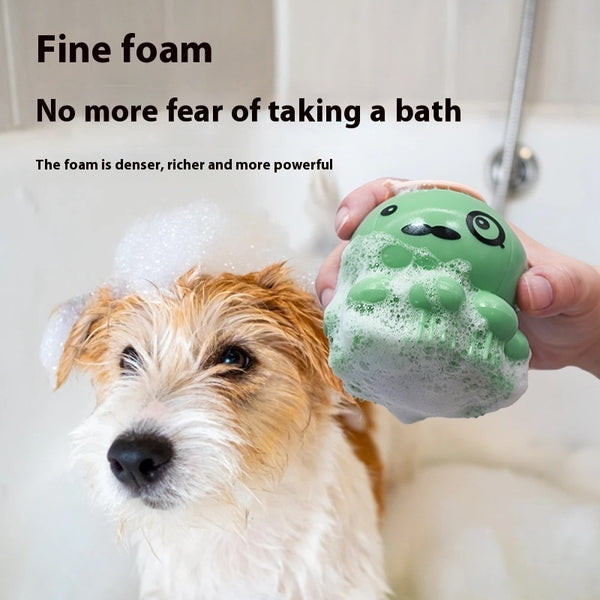 Silicone Pet Bath & Massage Brush